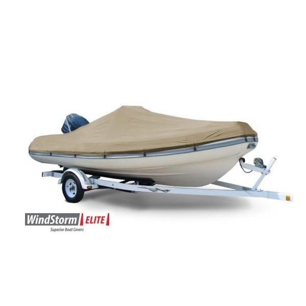 Eevelle Boat Cover INFLATABLE Center Console, Outboard Fits 24ft 6in L up to 111in W Khaki SFINFCC24111B-KHA - main